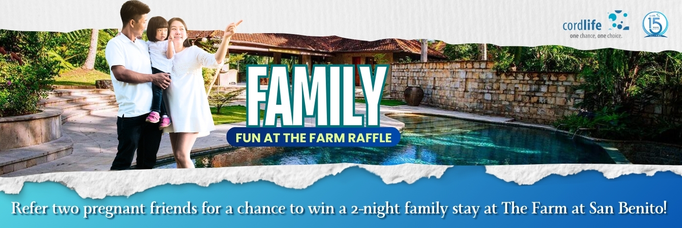 Refer two pregnant friends for a chance to win a 2-night family stay at The Farm at San Benito!